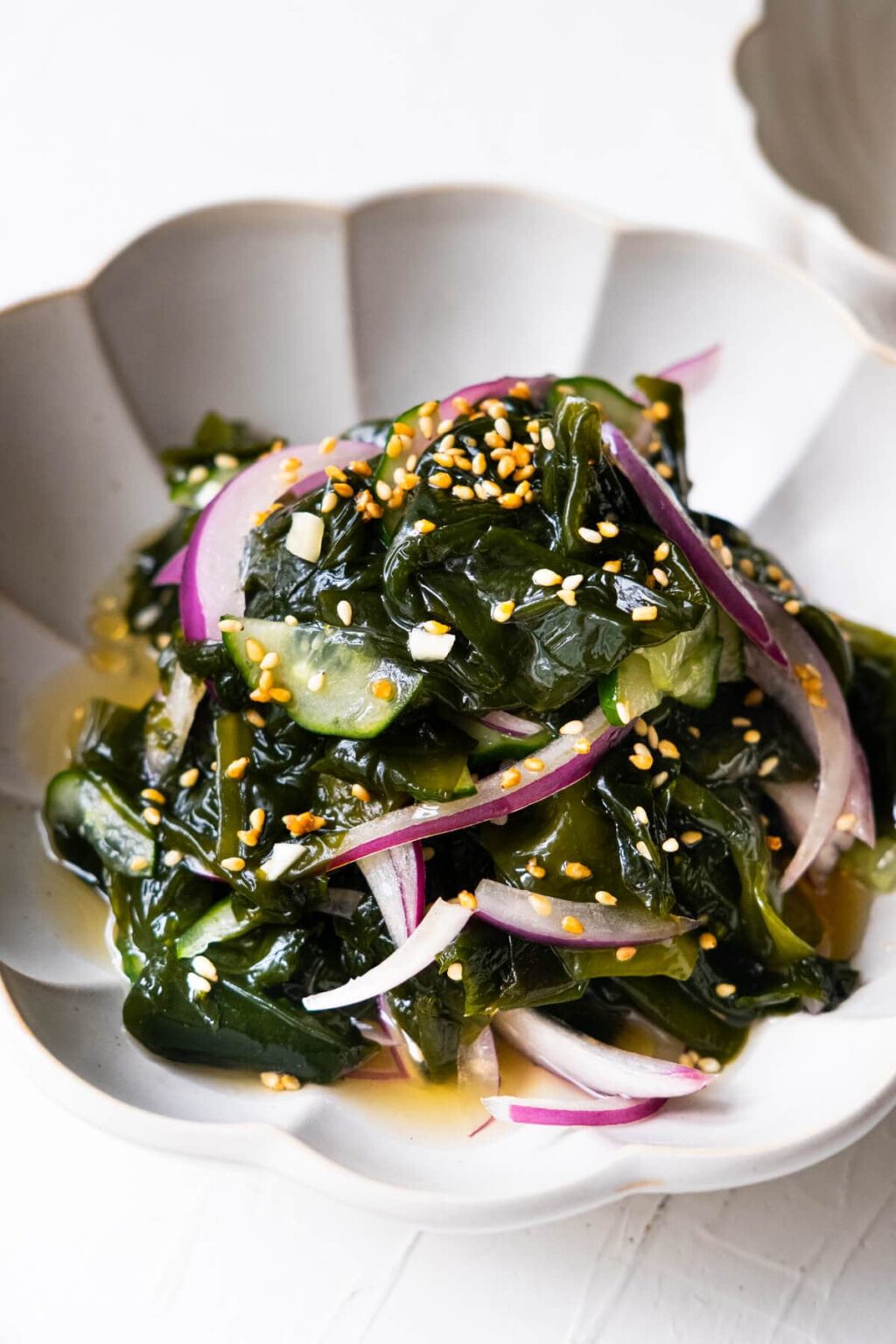 Jūros dumblių salotos (sveika ir mažai angliavandenių!)