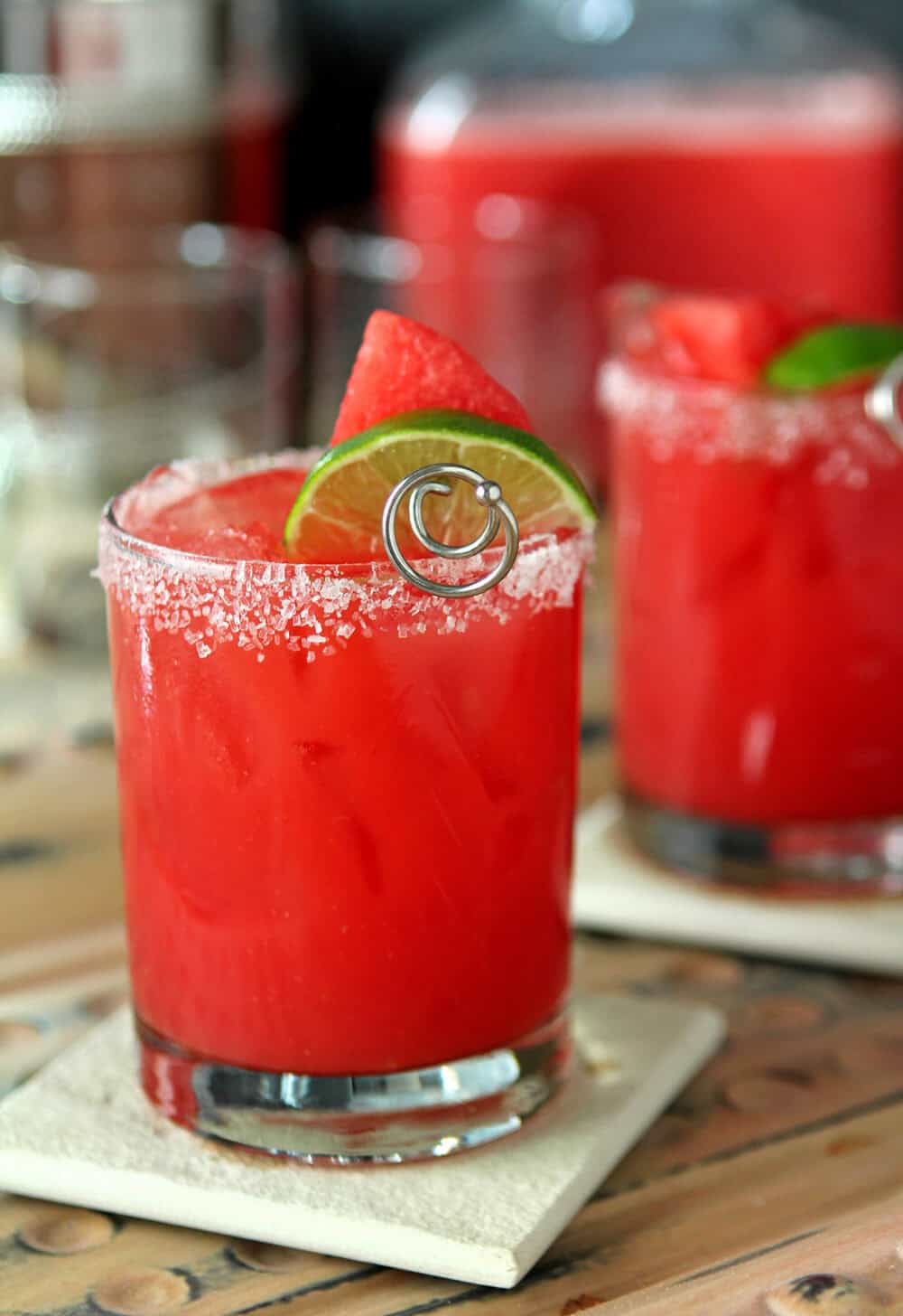 Watermelon Margarita Cocktail - Creative Culinary