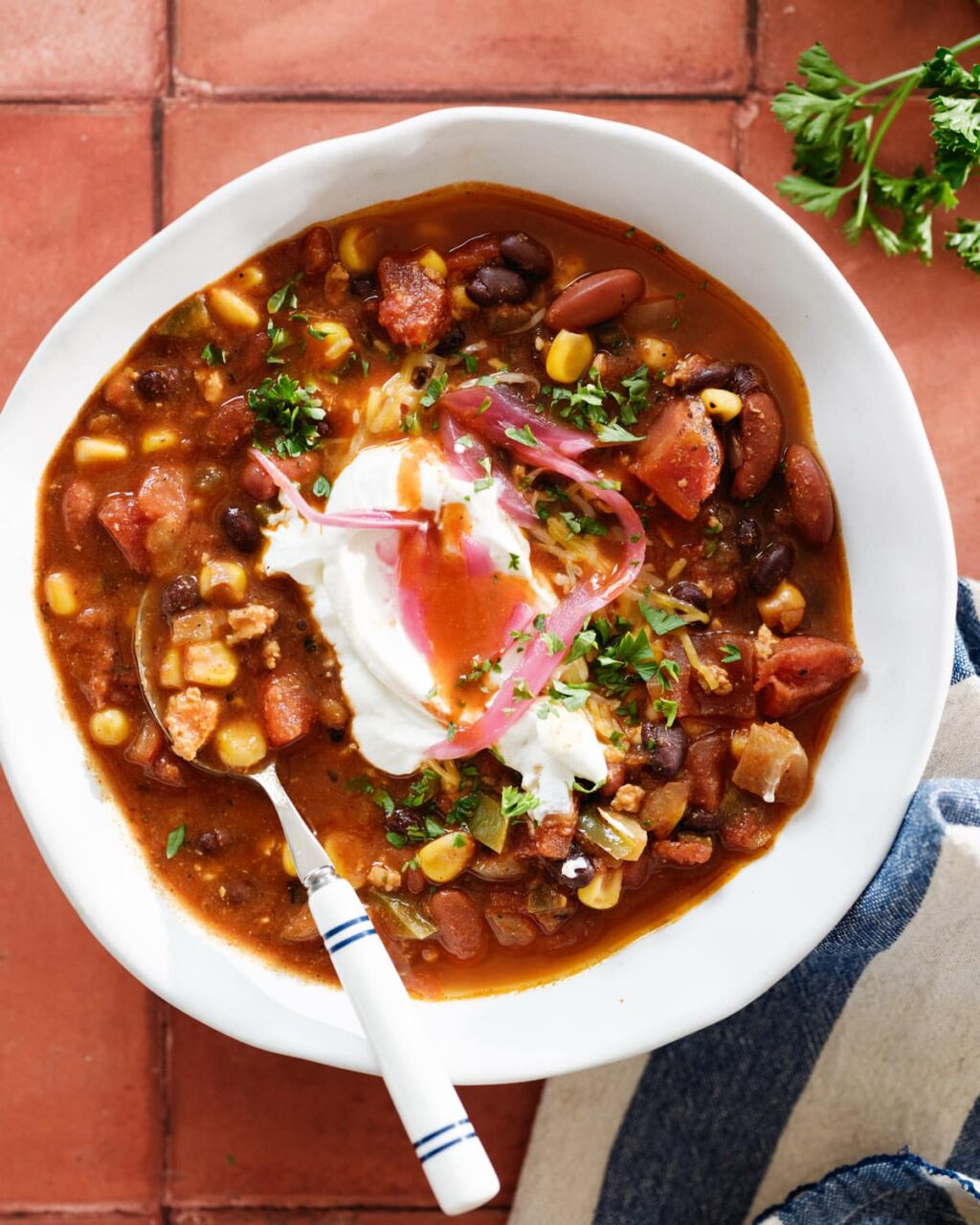 Easy Ground Chicken Chili